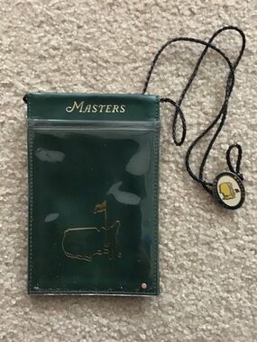 Rare leather Masters Badge Holder
